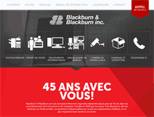Tablet Screenshot of blackburninc.com